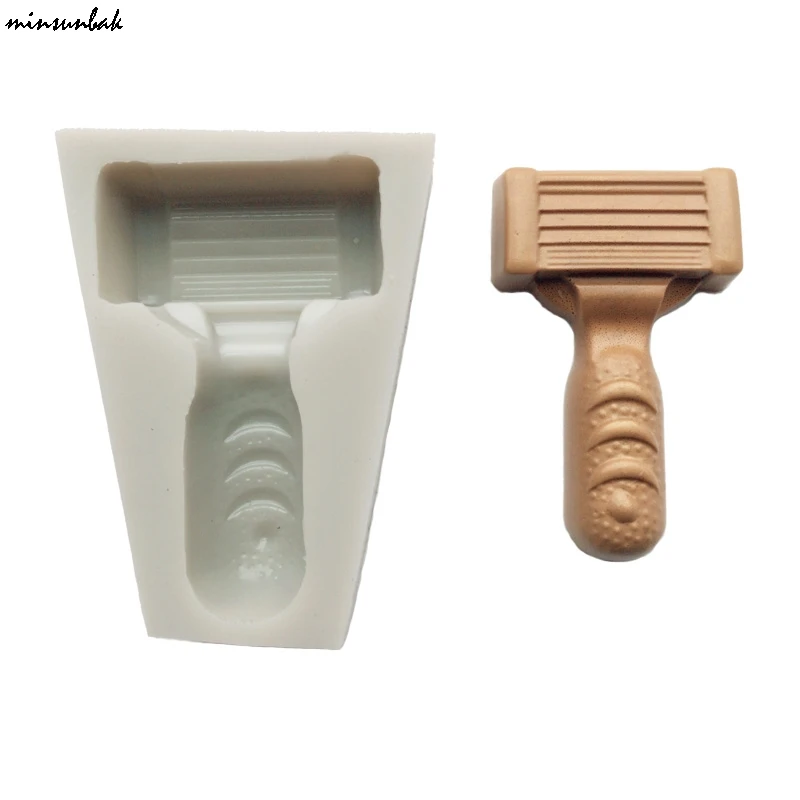 

Minsunbak 3D ароматерапия ручной работы мыло силиконовая форма торт шоколадное Украшение DIY глиняная форма