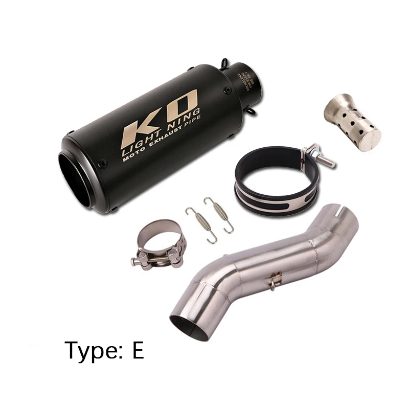 For Honda CBR400R CB400 2016-2020 Motorcycle Exhaust Pipe Middle Link Slip On 51mm Muffler Removable Db Killer Escapes | Автомобили и