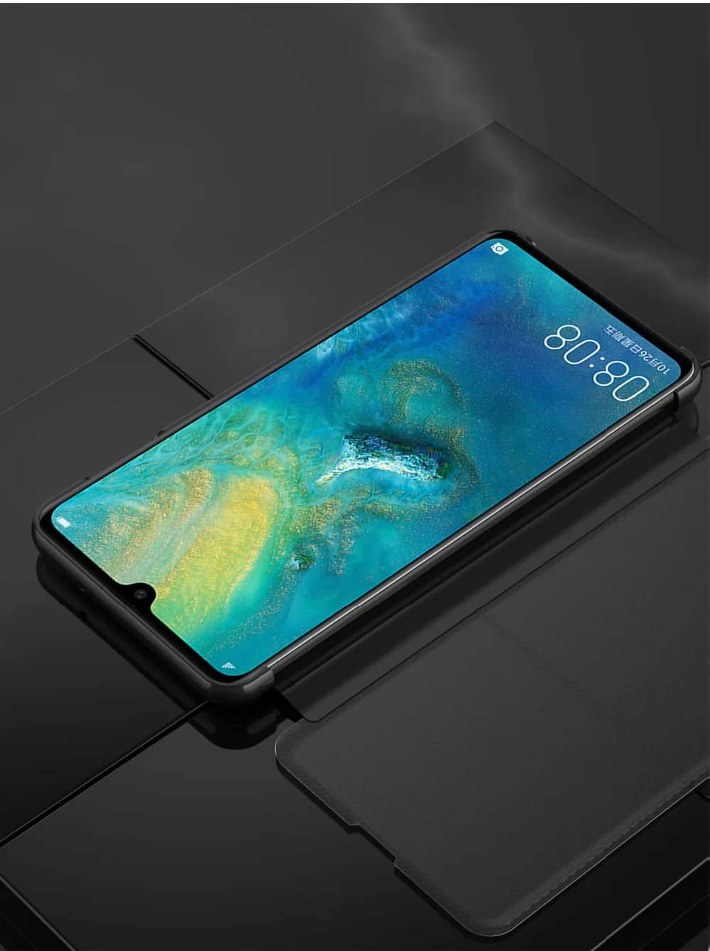 Умный зеркальный флип-чехол Lamorniea для huawei P30 Pro P30 Lite, чехол из искусственной кожи для huawei mate 20 Pro/mate 20 Lite/mate 20