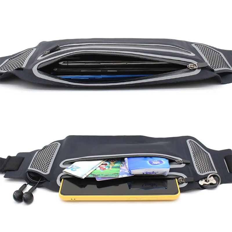 Водонепроницаемая поясная сумка для бега 6 5 дюйма легкий ремень с отделением