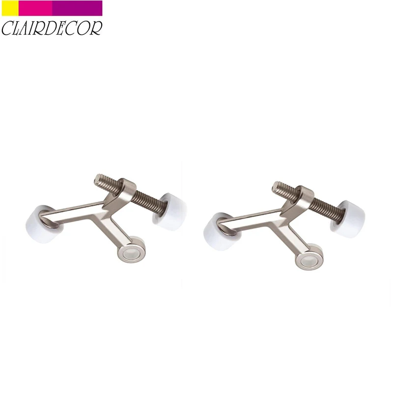 

2Pcs/set Adjustable Hinge Pin Door Stopper Gatehouse Light Duty Hinge Pin With Bumper Tips