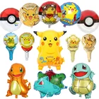 Воздушные шары в форме покемона, Пикачу, алюминиевый воздушный шар, детские игрушки для тематической вечеринки на день рождения, украшения, Праздничный Рождественский подарок