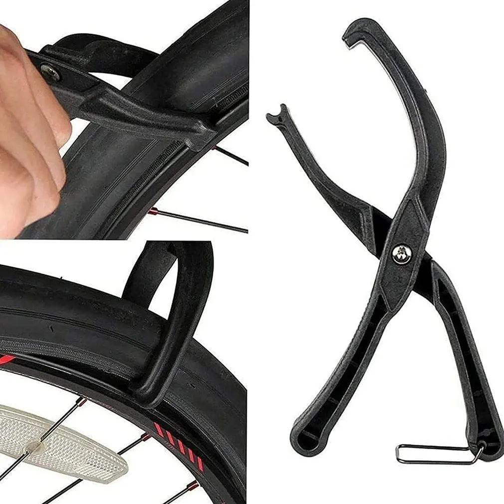 

NEW Bicycle Tire Repair Tool MTB Road Bike Plastic Tyre Remover Clamp Inserting Installation Holder Pliers Cycling Accessories
