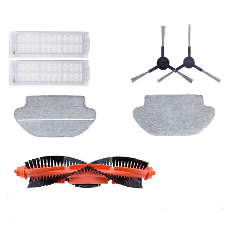 

Для робота-пылесоса Xiaomi Mijia V2 Pro STYJ02YM (Viomi Vacuum Mop Pro) Mi, основная щетка, боковая щетка, фильтр
