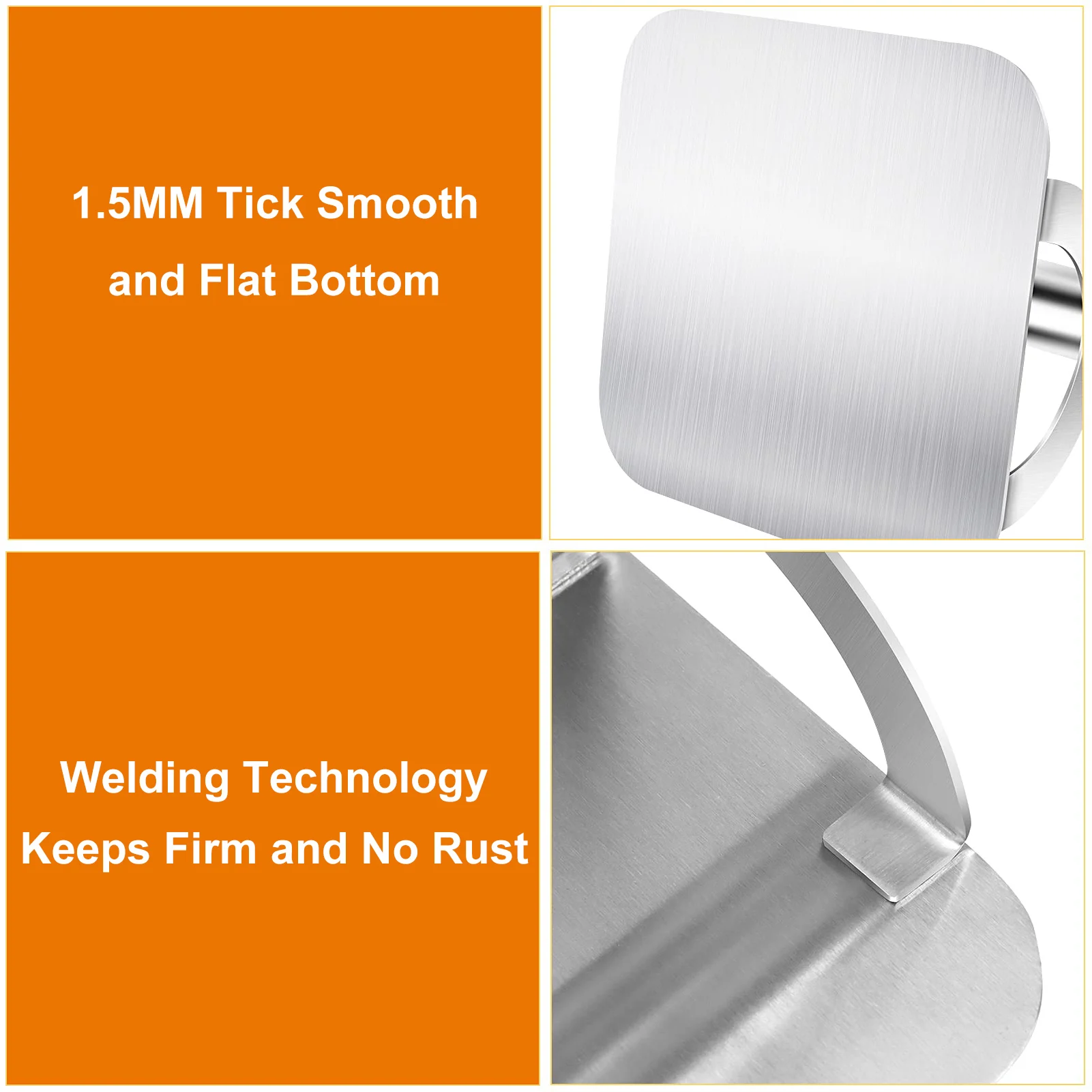 Stainless Steel Hamburger Press Non-Stick Square Maker Chef Cutlets Meat Beef Grill Burger Patty Fine | Дом и сад