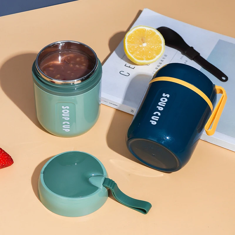 

Термобокс из нержавеющей стали для обеда, рандомный бокс для школьников и офисных работников