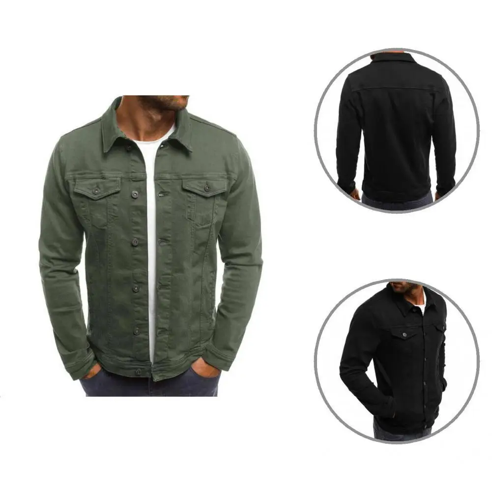 

Wear Resistant Stylish Casual Autumn Coat Simple Autumn Coat Buttons for Daily Wear