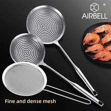 AIRBELL Colander Strainer sieve Slotted spoon cooking Kitchen tools accessories utensil gadget tamis Ladle skimmer frite ecumoir