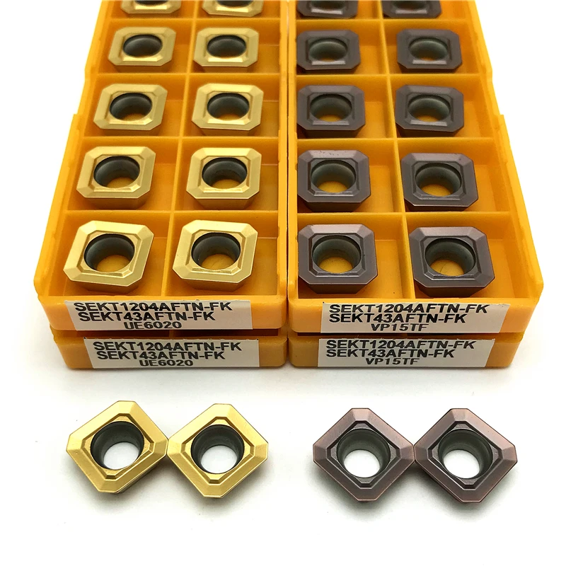 

Индексируемый токарный инструмент для фрезерования, металлические режущие инструменты высокого качества SEKT1204AFTN-FK VP15TF / UE6020