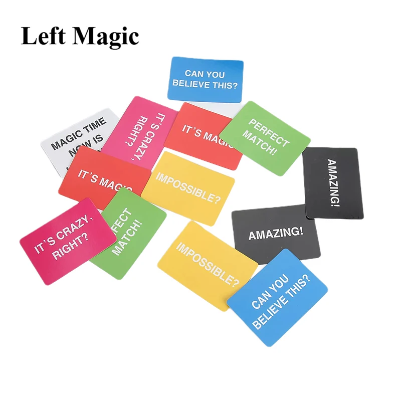 

Same Choice Cards Magic Tricks Choice Same Color Close Up Street Stage Props Illusion Magic Props Children Toy Classic Toys