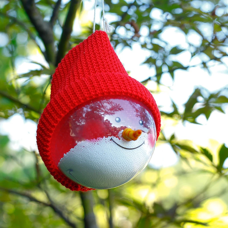 2020 New Year Knitting Snowman Doll Christmas Tree Decoration Ornament Pendant Ball Festival House | Дом и сад