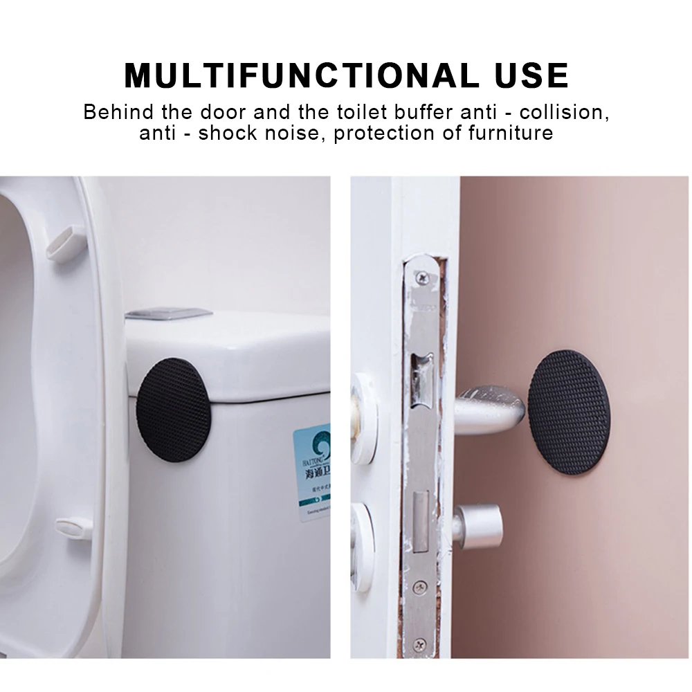 

2/4/12/48PCS Soft Thickening Bumper Chair Fittings Self-adhesive Floor Protector Anti-slip Mat Anti Rub Furniture Leg Pads