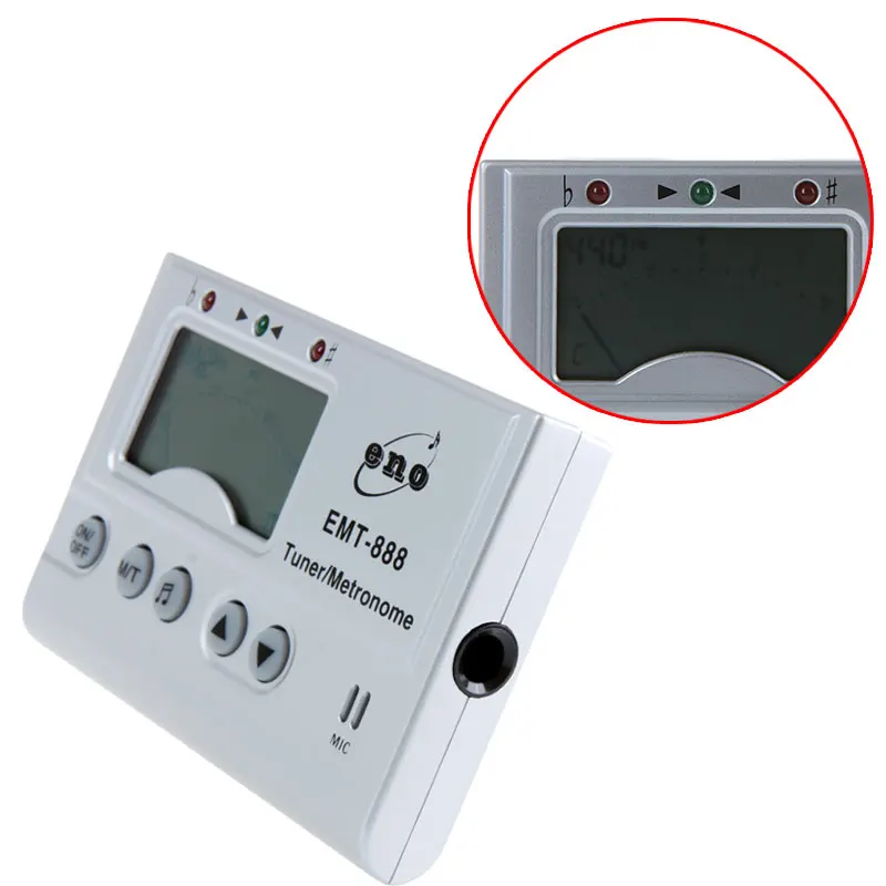 Цифровой автоматический Универсальный хроматический тюнер 3 в 1 с ЖК дисплеем