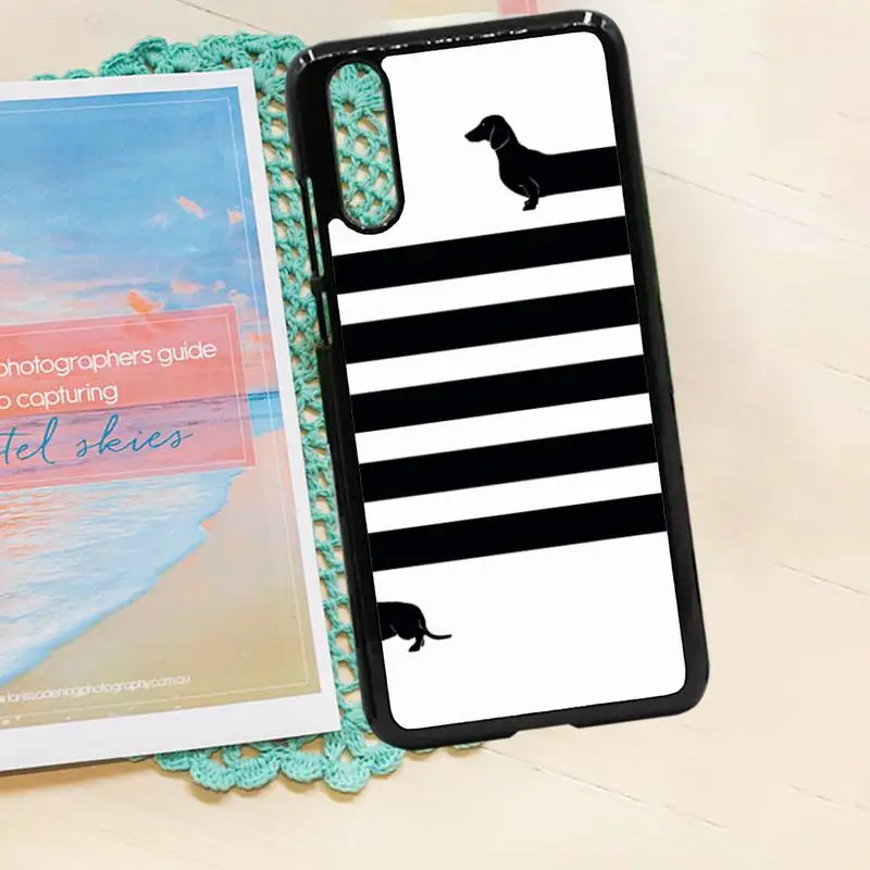 

Dachshund cute cartoon dog animal luxury Phone Case funda PC for iPhone 11 12 pro XS MAX 8 7 6 6S Plus X 5S SE 2020 XR