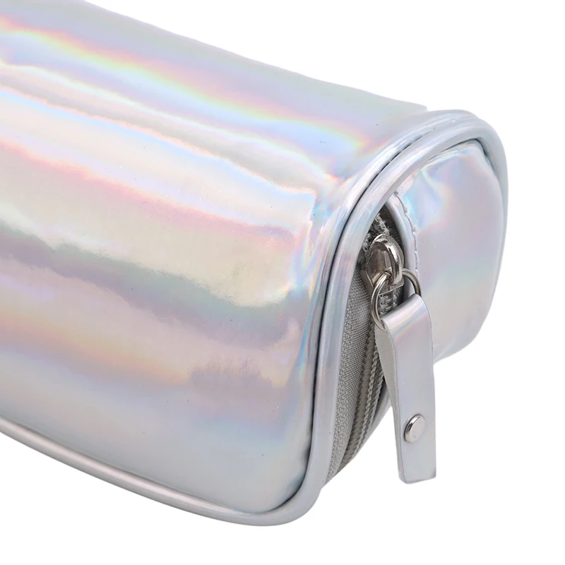 Лазерная цветная женская косметичка новая модная разноцветная на молнии для