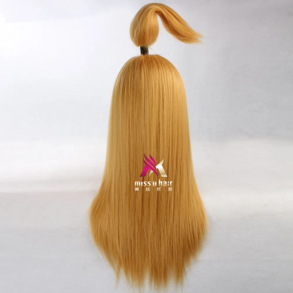 Новый Akactuki Косплэй парики Хэллоуин Дейдара парик для мужчин длинные золотые