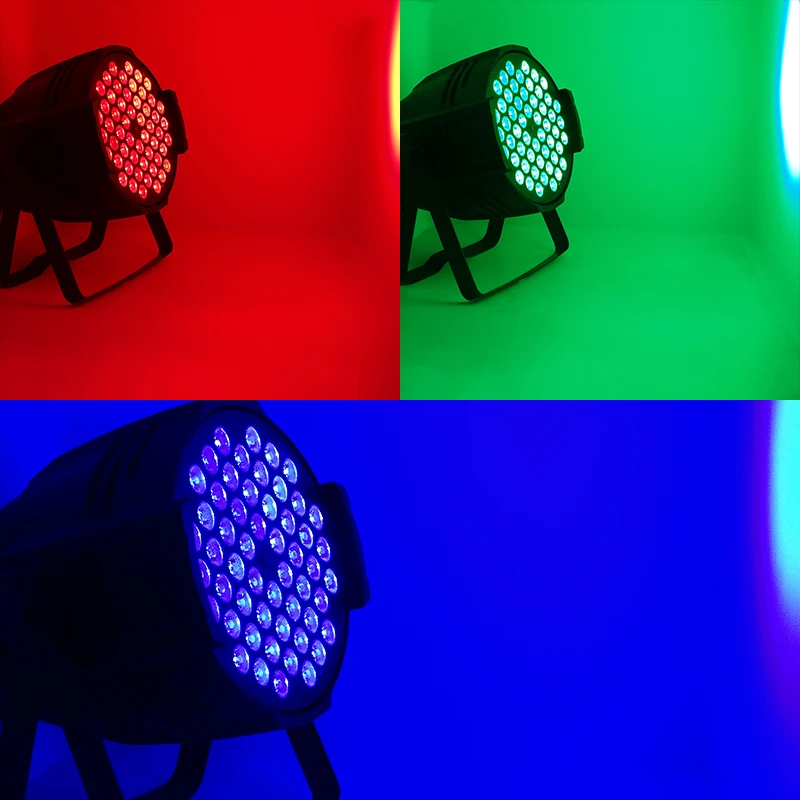 Светодиодные светильники Par 54x3w RGB 3 в 1 светодиодные диско Настенная шайба бара