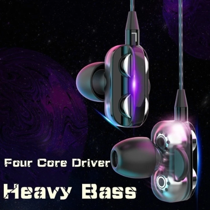 Беспроводные Bluetooth-наушники с двойным динамиком спортивные наушники высокими