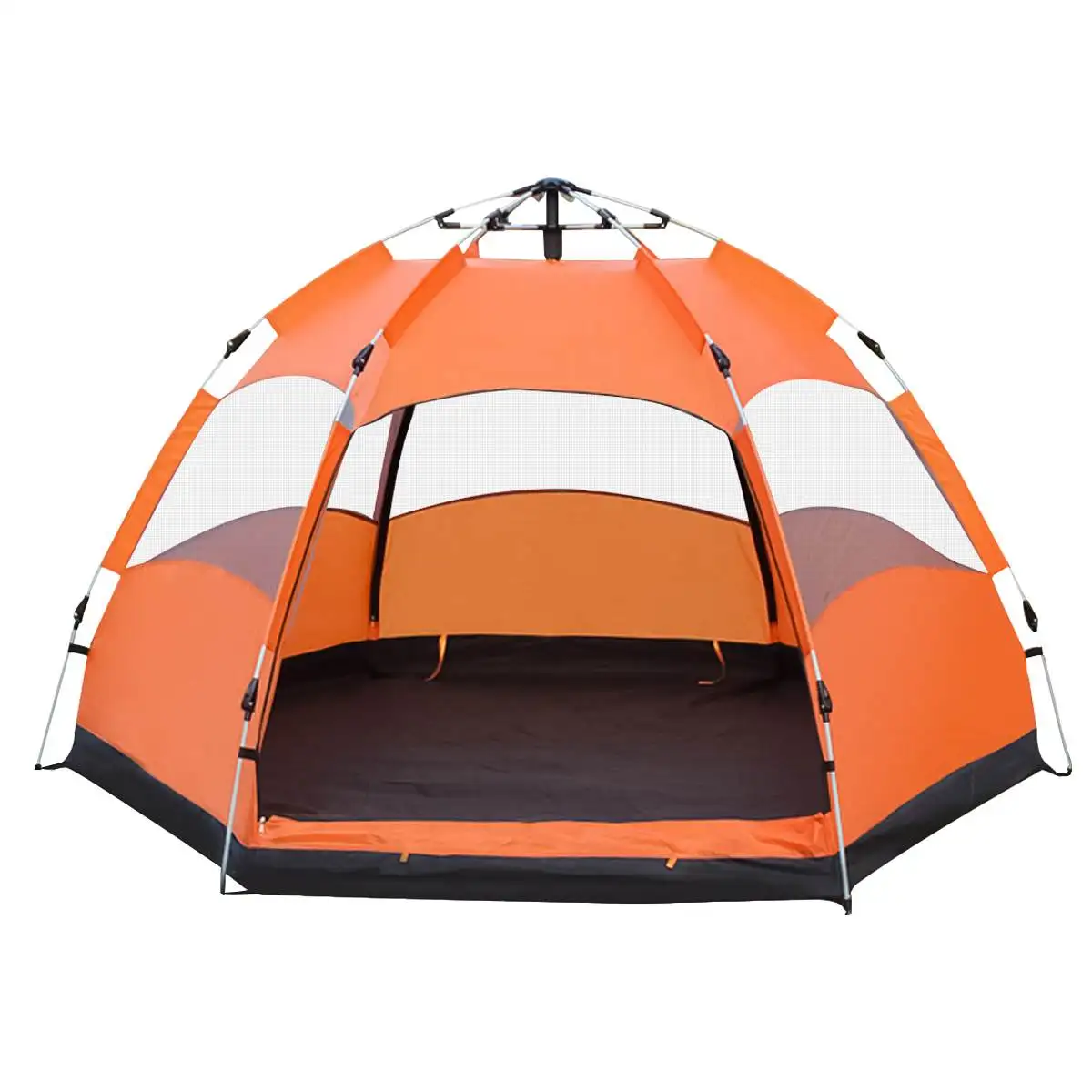 Goede 5-8 Persoon Outdoor Wandelen Strand Tent Automatische Camping Tent Eenvoudig Setup Anti-Uv Zon Onderdak Met Opbergtas