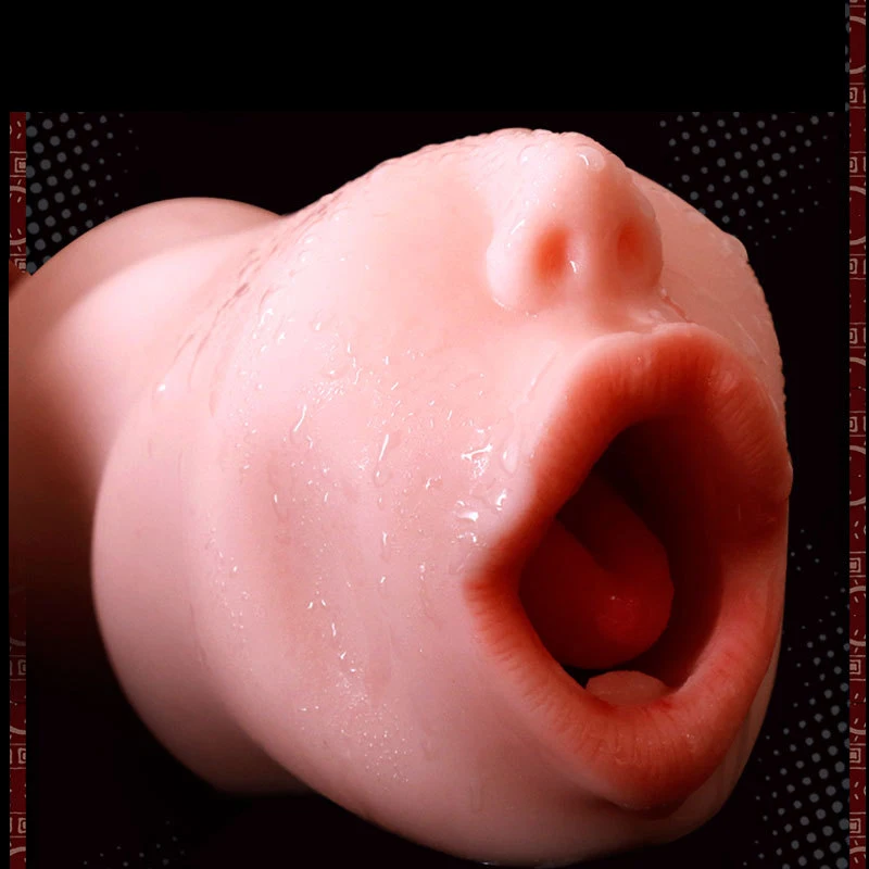 Реалистичный Мужской мастурбатор Глубокая глотка рот карманная эротическая