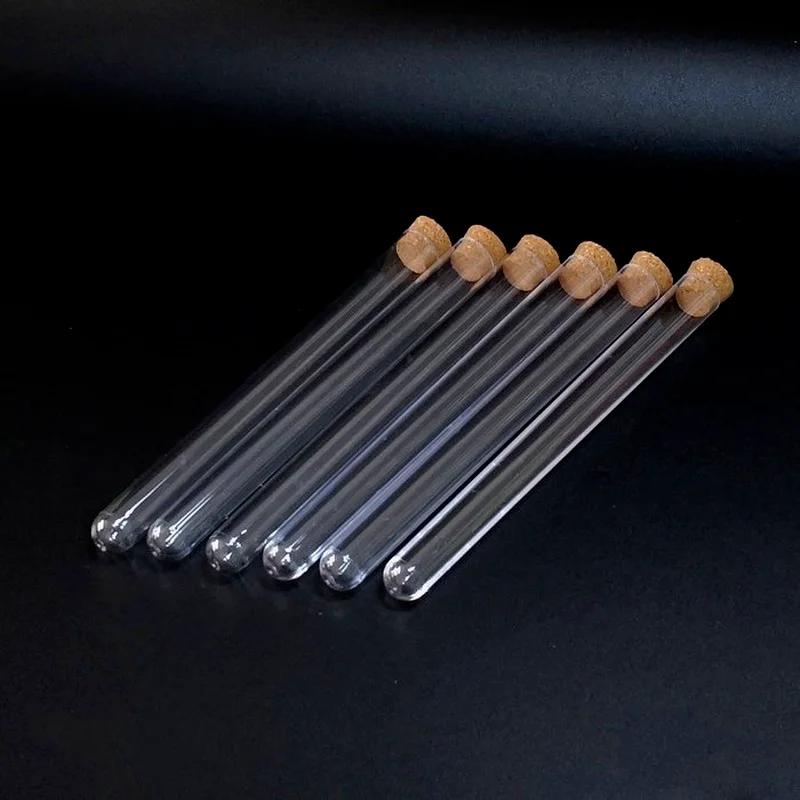 Пробирка пластиковая 15x150 мм с пробкой 30 шт./лот/набор|test tubes with cork|test tubeplastic test tube |