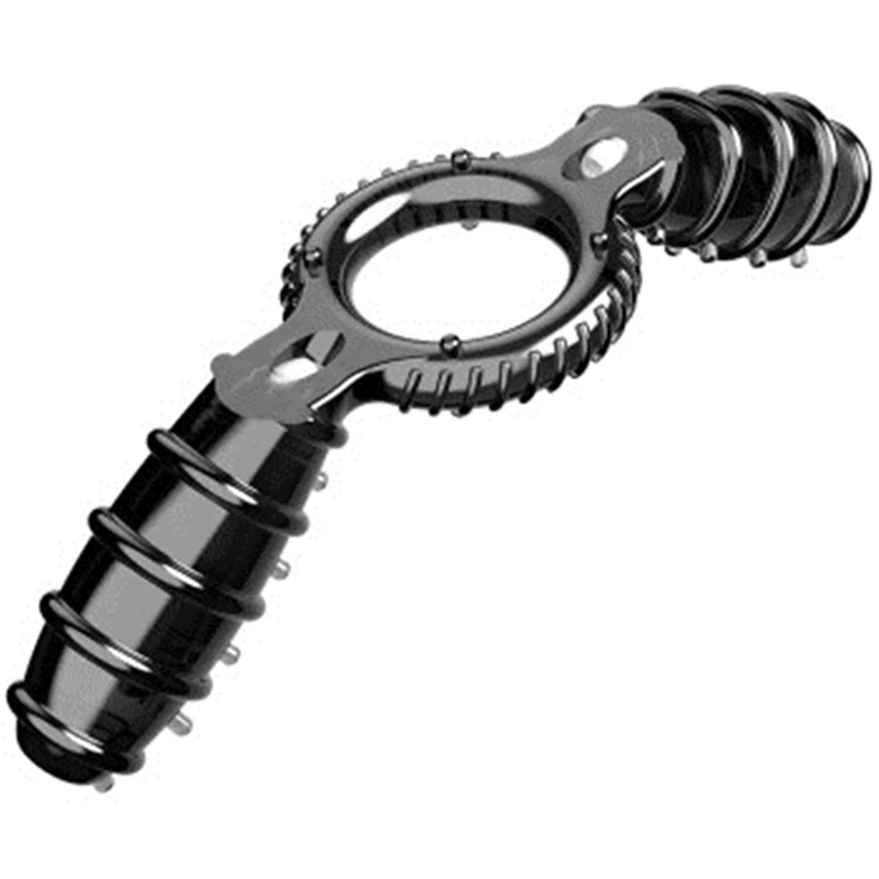 Двойной пуля Вибрирующая пенис для дополнительной женской стимуляции задержки