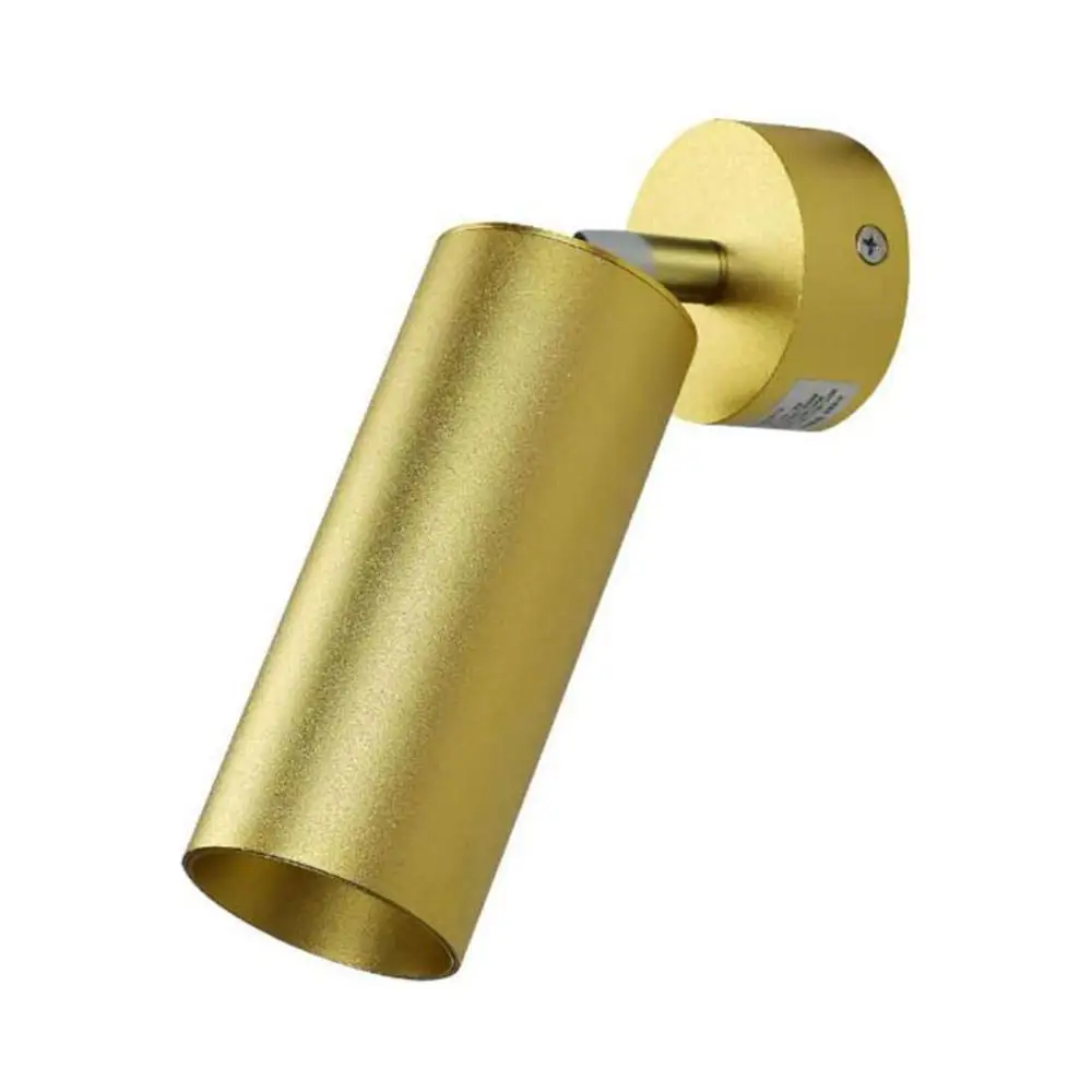 Винтажный настенный светильник GU10 золотистого цвета с поверхностным креплением