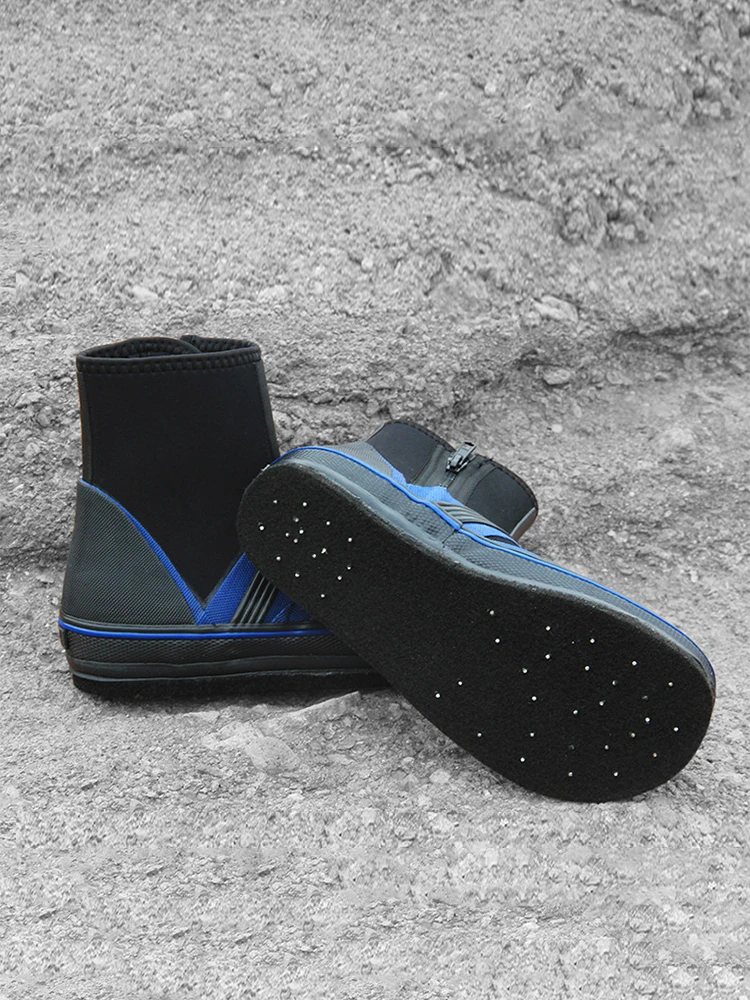 

Men's Fishing Hunting Wading Shoes Breathable Waterproof Boots Outdoor Non-slip Felt Soled Rock Fishing Shoes Fishing Tackle