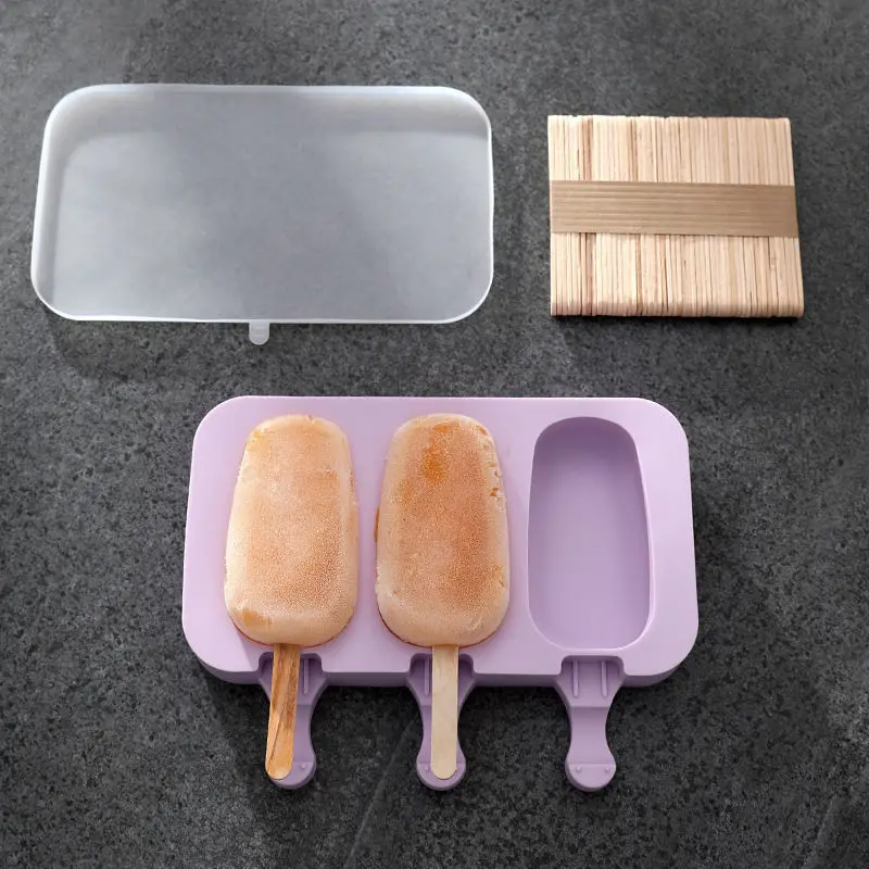 

Reusable Silicone DIY Ice Cream Molds Homemade Freezer Juice Popsicle Makers Baking Dessert /Cake Moulds