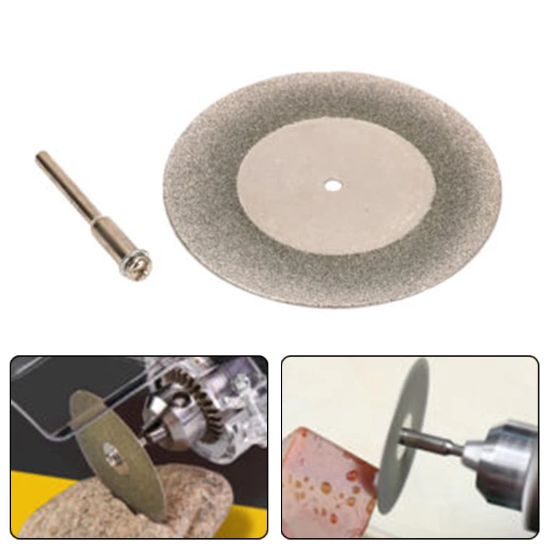 2 50 мм Мини Алмазный отрезной диск + 1/8 хвостовик пила роторный по дереву