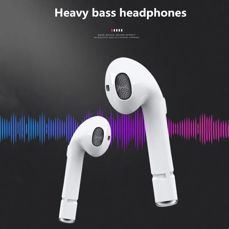 Модный беспроводной Bluetooth наушник чехол для телефона для iPhone 6 6x7 8 Plus Bluetooth ушной чехол для телефона s для iPhone XS MAX XR X Чехол