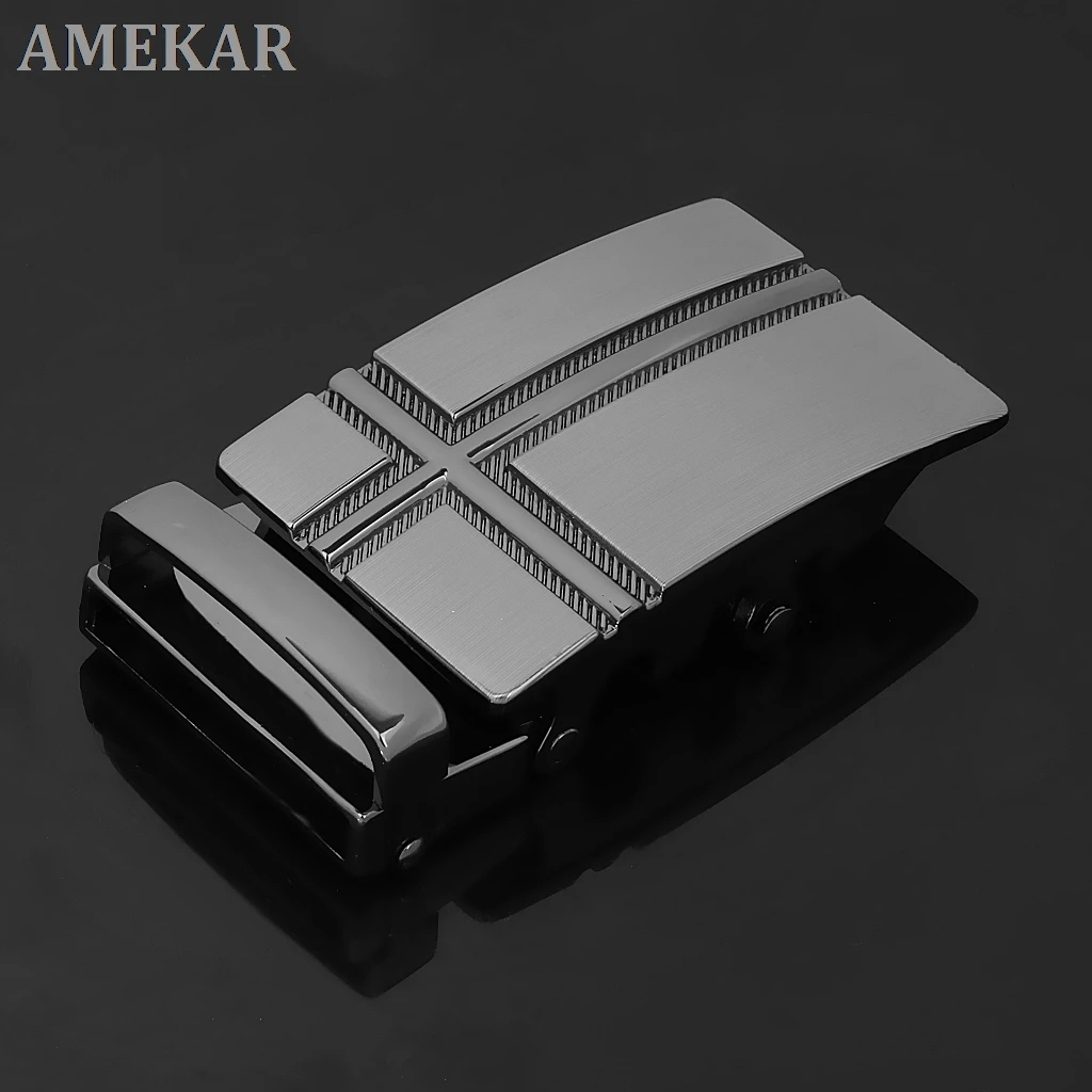 

Fashion Men's Business Alloy Automatic Buckle Unique Men Plaque Belt Buckles for 4cm Ratchet For Leather Belt Accessories