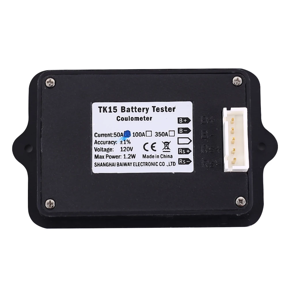 Индикатор емкости батареи кулометр Дисплей уровня мощности литий железо тестер