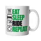 Кружка для езды на горном велосипеде Eat Sleep