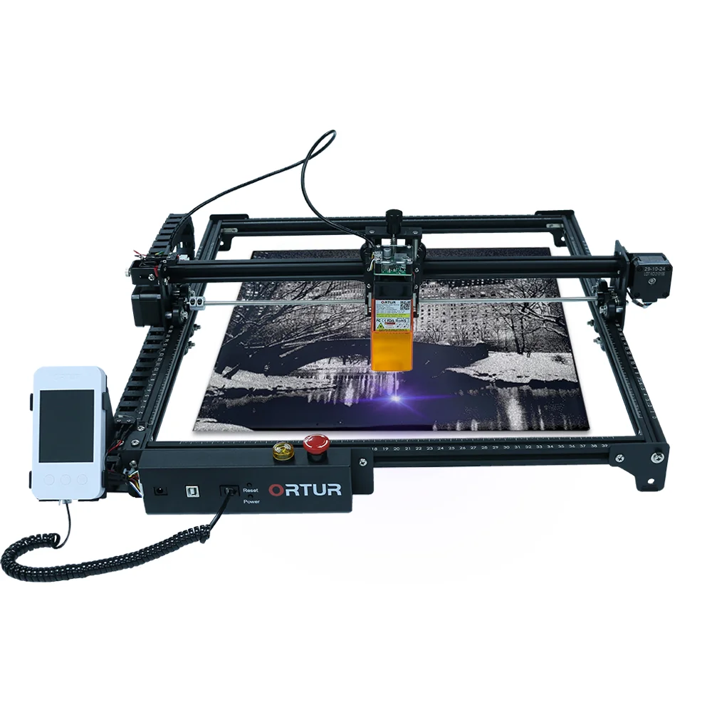 Новый лазерный гравер 20 Вт PRO с защитой глаз воздушным помощником ЧПУ