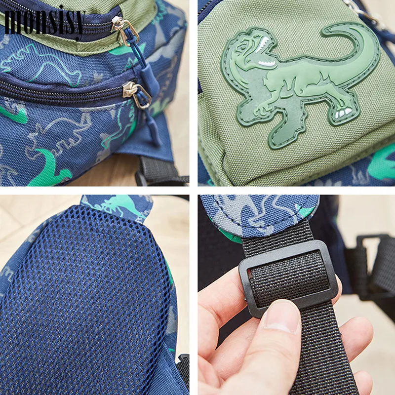 Нагрудная сумка Monsisy для мальчиков и девочек детский саквояж кросс боди с