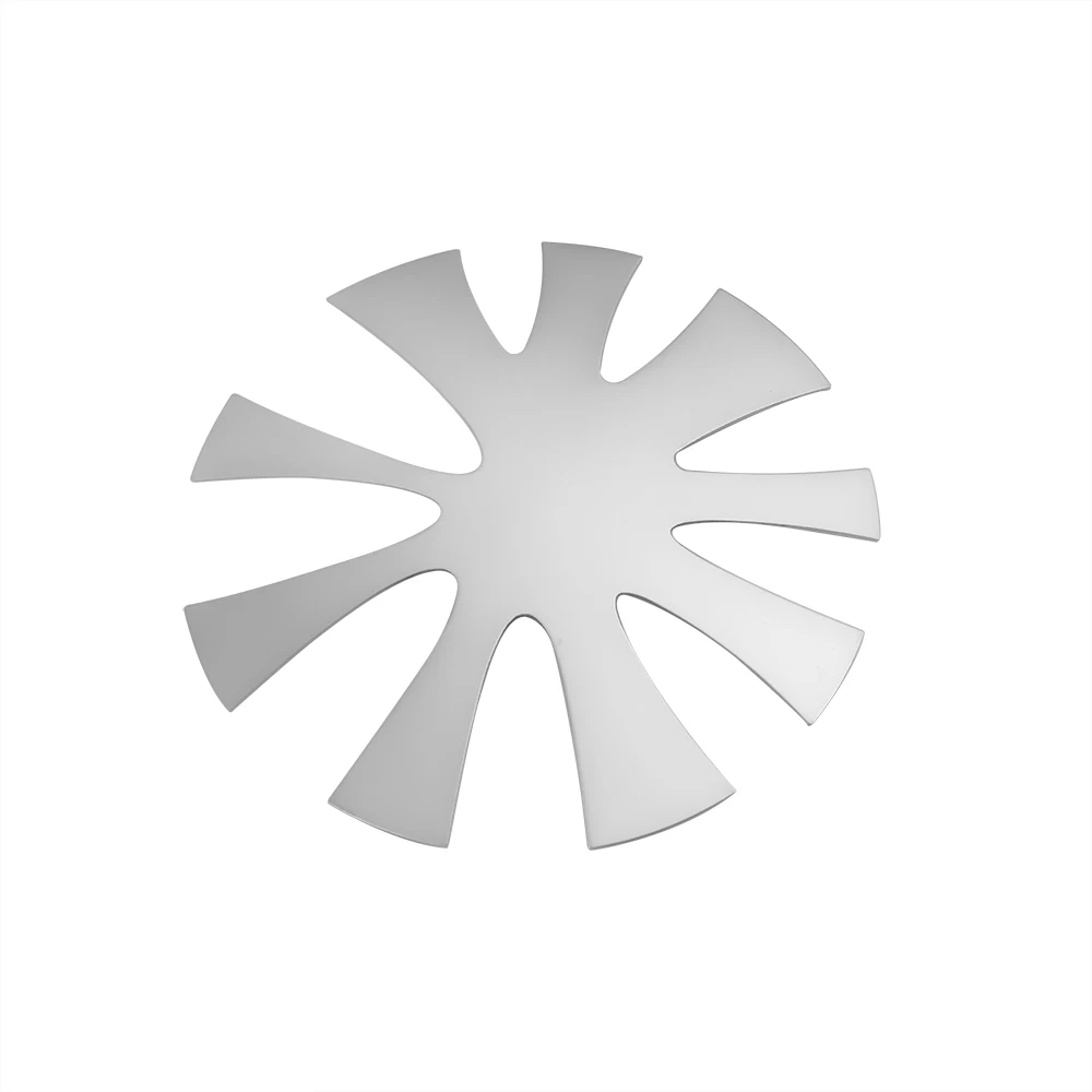 

Pro 9 Sizes Easy French Cut Template V-shape Tips Manicure Edge Trimmer Shaped Stainless Steel Line Tool Nail Art Acrylic Cutter