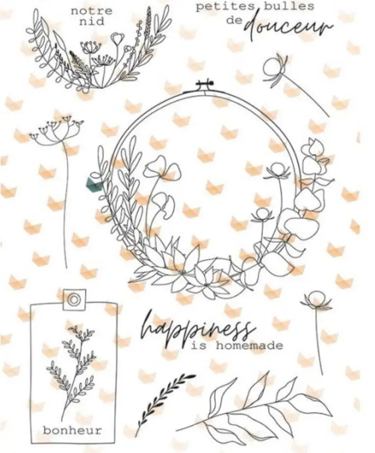 Прозрачный силиконовый штамп с французскими словами/печать для скрапбукинга своими руками/декоративный прозрачный штамп для фотоальбома A0373