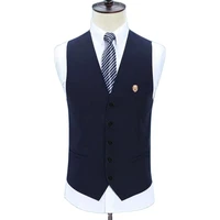 mens vest fashion business suit with essentials really pocket smooth soft fabric solid color button door three colors m 5xl