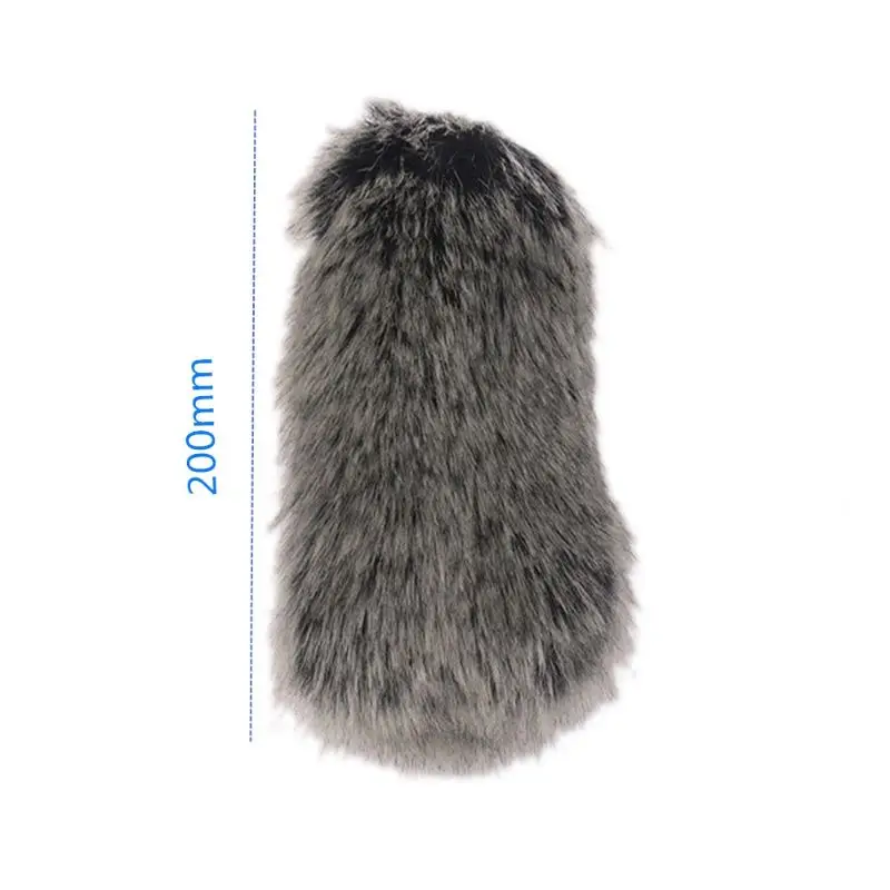 P82F Artificial Fur Microphone Windshield Cover Windscreen Muff for RODE VideoMic Go for Takstar SGC-598 MIC-01 NA-Q7 DeadCat Go images - 6