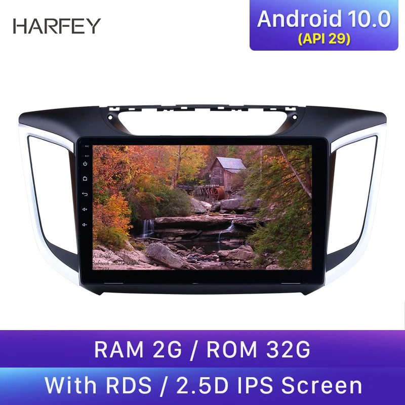 Автомагнитола Harfey мультимедийный проигрыватель на Android 10 1 с GPS