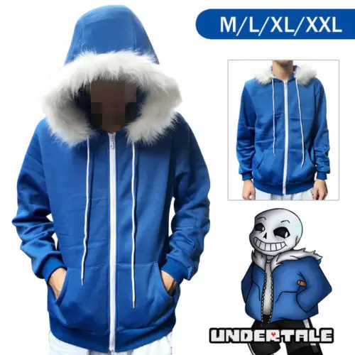 Лидер продаж костюм для косплея Undertale Sans Frisk Chara Papyrus Fall толстовка на молнии куртка