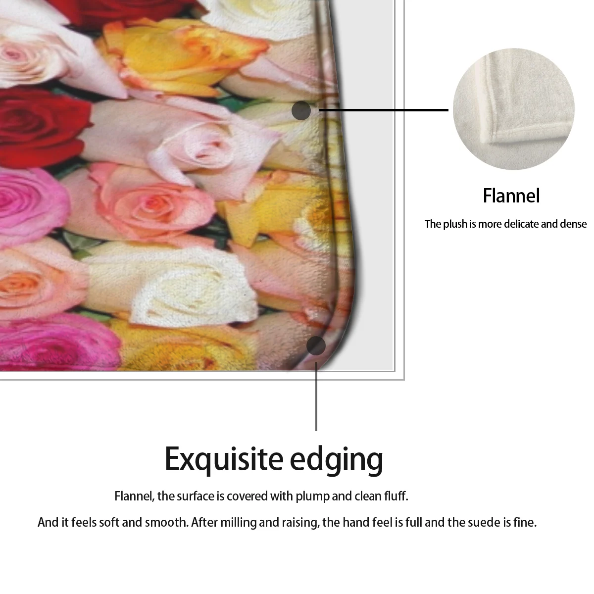 

Rose Flower Kitchen Mat Anti-slip Modern Area Rugs Living Room Balcony Bathroom Printed Carpet Doormat Hallway Bath Mat