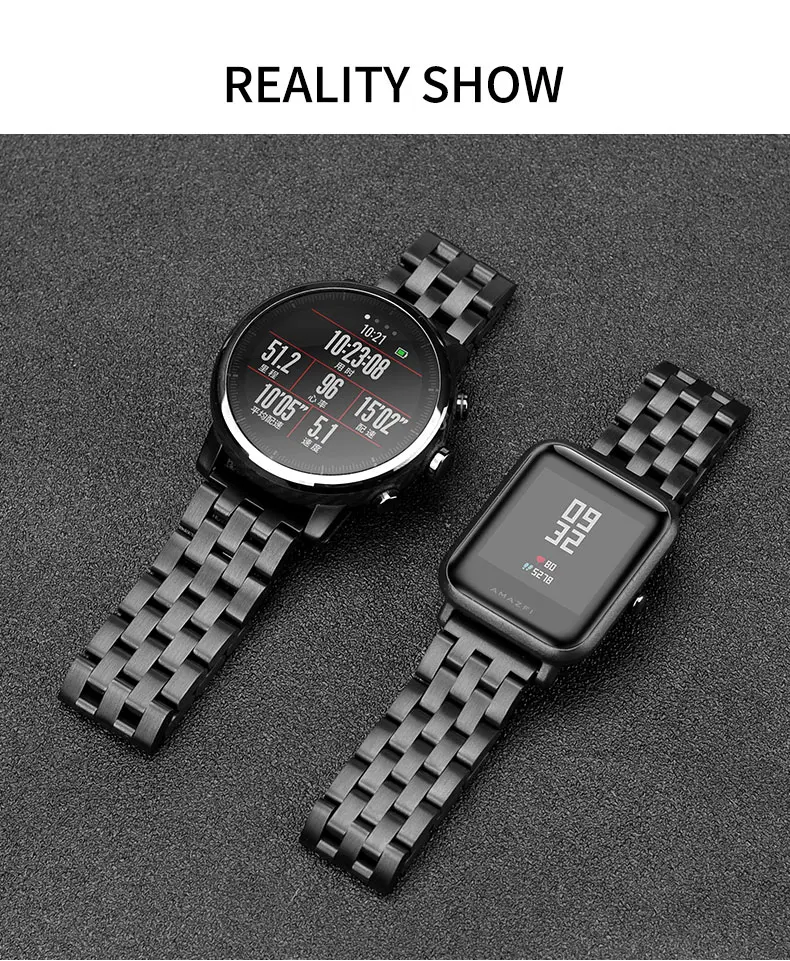 20/22 mm Metal Stainless Steel Watch band For Huawei Watch GT 2 Pro Magic Band Smart Watch Replacement Strap for Gear S3 Galaxy