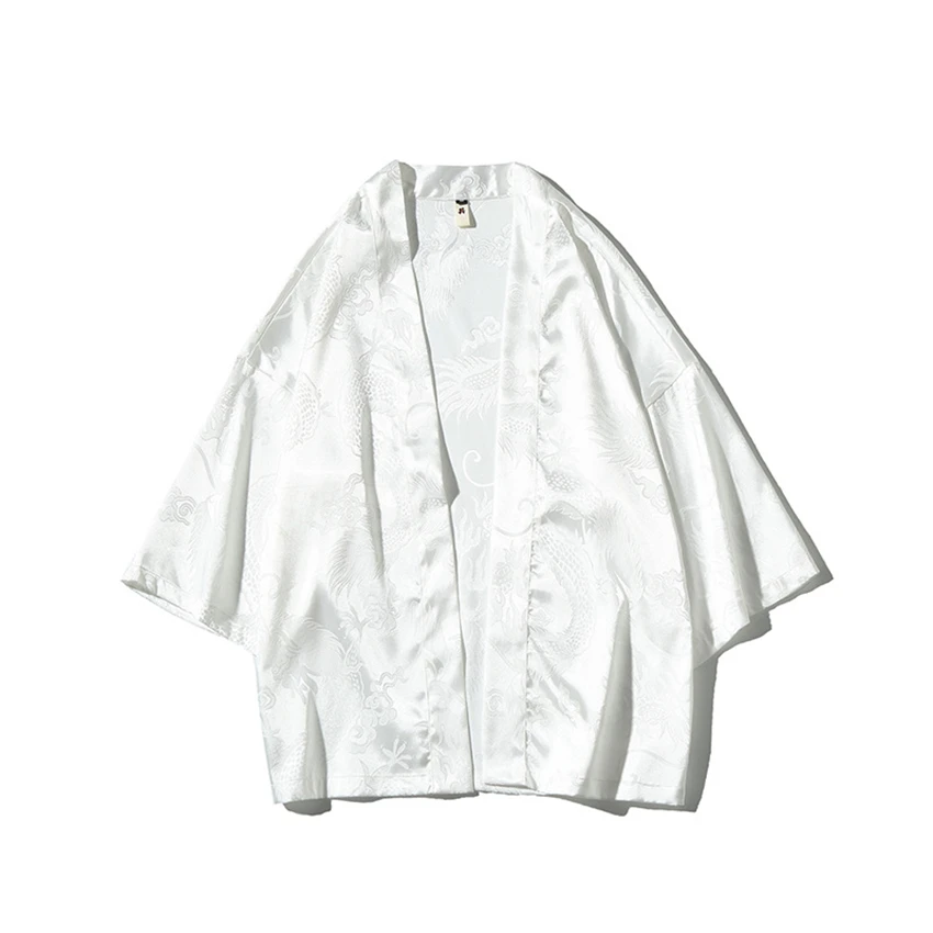 Комплект кимоно в японском стиле для мужчин модная летняя одежда Харадзюку