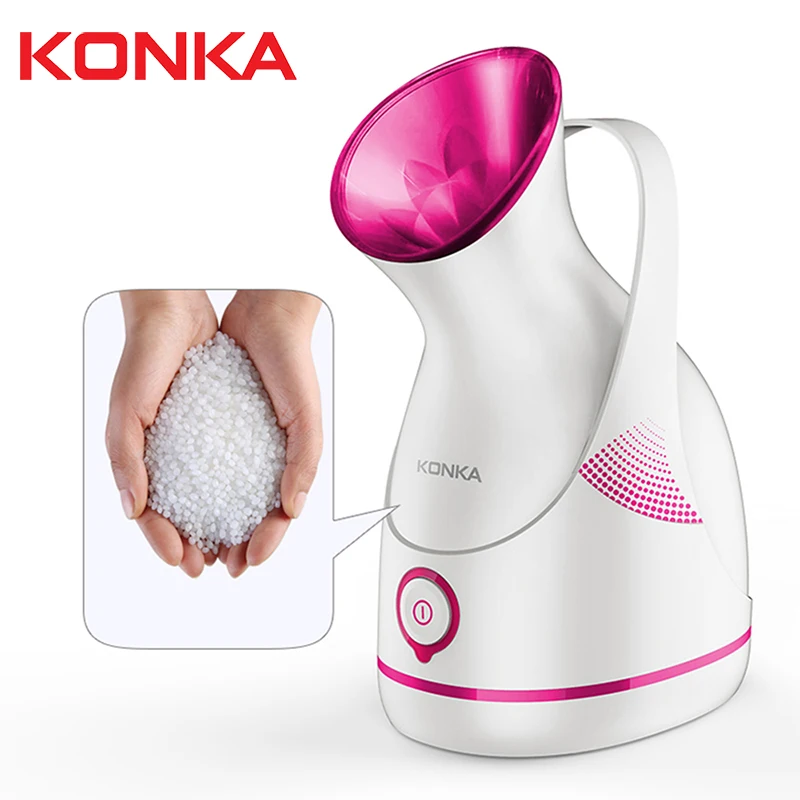 

KONKA Electric face steamer with 55ml water tank White thermal spray steaming facial Hydrating instrument Thermal spray beauty