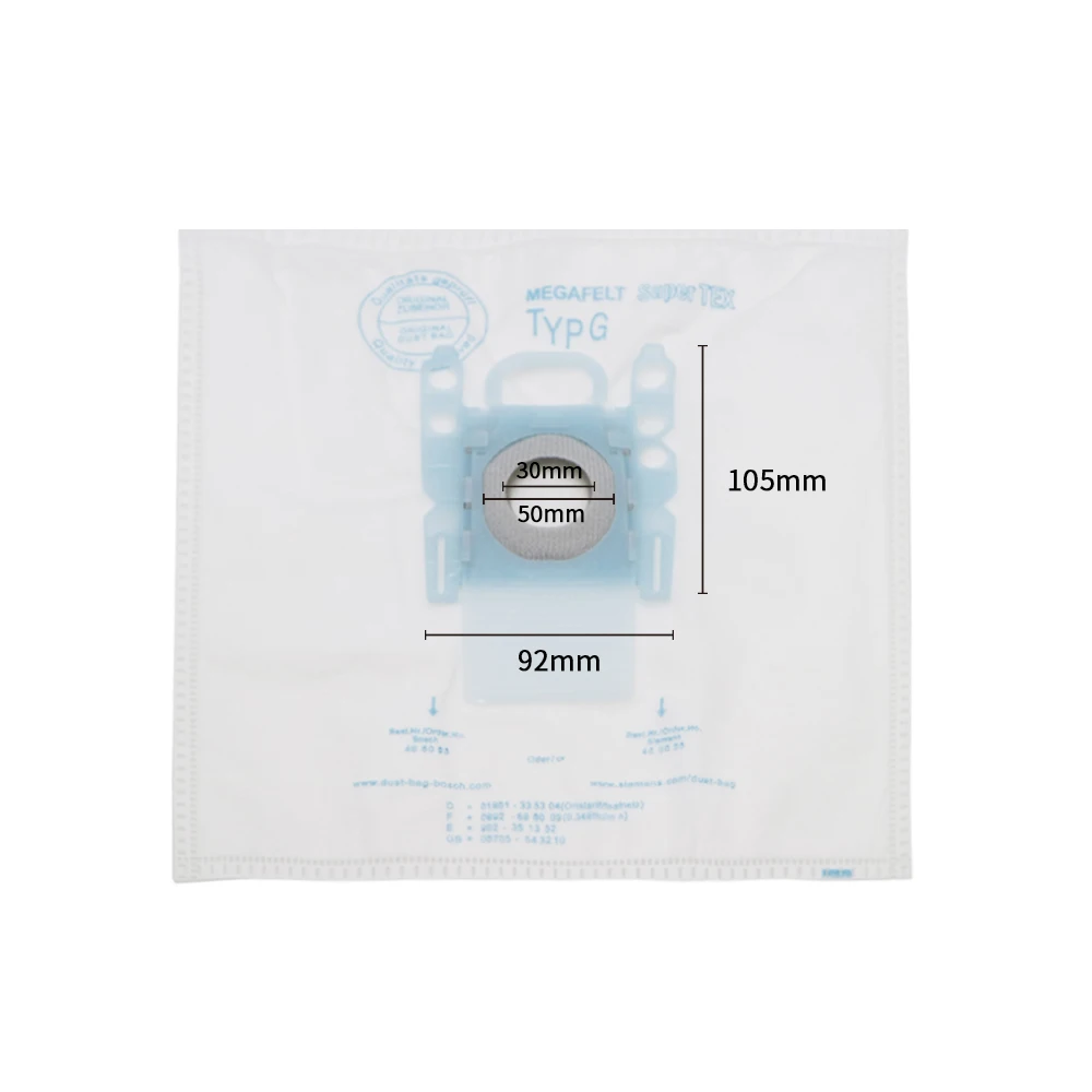 Тканевый пылесборник для Bosch и Siemens BSG7 BSG6 BSGL3126GB GL30 тип G аксессуары | Бытовая