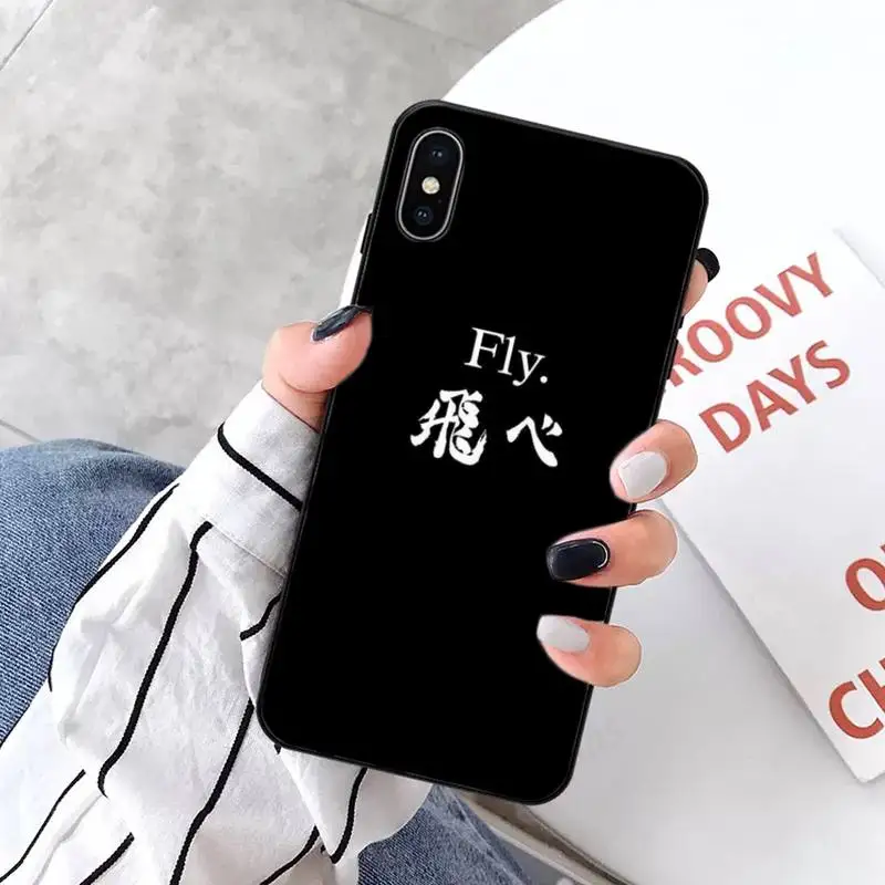 

haikyuu poster Love volleyball Phone Case for iPhone 11 12 pro XS MAX 8 7 6 6S Plus X 2020 XR Mini