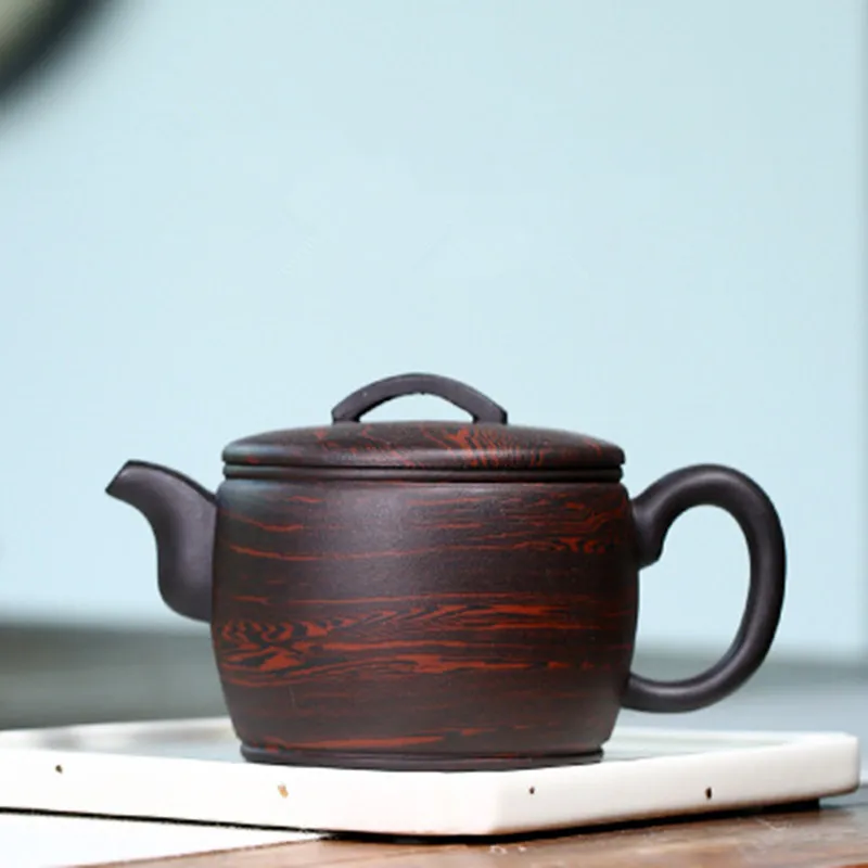 

Classic Traditional Raw Ore Stale Old Purple Clay Zisha Pot Master Handmade Large-caliber Practical Gift Teapot For Personal Use