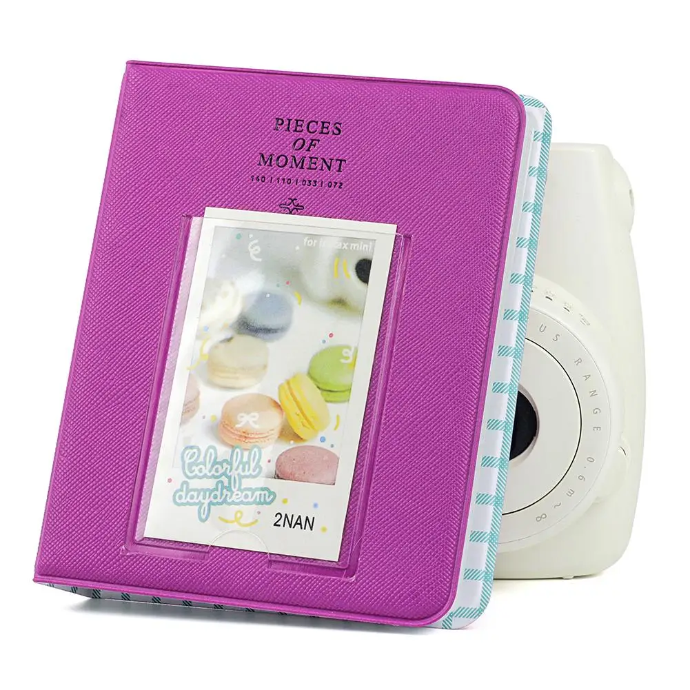 Милый хороший альбом для фотоаппарата instax чехол для хранения фото прекрасная мини-пленка Размер 64 Карманы Мода для мини-пленки 7s 8 9 instax мини-альбом
